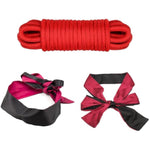 Bdsm Bondage Set Adult Sex Toys For Women, Bdsm Toys Kit Women Sex Toys With 1Pcs Bondage Rope & 1Pcs Sex Blindfold, Bondage Restraints Sex Rope & Eye Mask Satin Blindfold Bondage Gear & Accessories