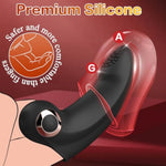 Mini Finger Vibrator For Women - Sex Toys For G Spot Clit Nipple Stimulation Vibrator Sexual Pleasure Tools Rechargeable Soft Silicone Waterproof Adult Sex Toy For Couples & Solo Play(Black)