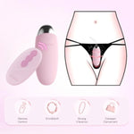 Invisible Pink Mini Bullet Vibrator Adult Toys For Women Small Vibrators With Soft Silicone Wearable Vibrator Personal Massager With 8 Vibration Modes Nipple Clitoral Stimulator Couple Sex Toy