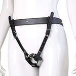 Multifunctional Adjustable Chastity Devices Harness Leather Sexy Chastity Belt With Penis Ring Chastity Belt Female Masturbator Leather Penis Bondage Men Sexy Slave Bdsm Restraints Sex Toys