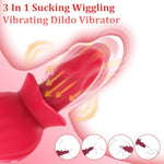 Pussy Pump Sucking Vibrator Dildo - Adult Toys Clitoral Pump With 3 Suction & 10 Wiggling & 10 Vibrating Modes For G-Spot Clits Anal Vagina Sex Stimulation, Adult Sex Toys & Games For Women Couples