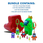 Among Us Ultimate Surprise Bundle – 25+ Collectibles: Large Crewmate, 20 Micro?Figures, 3 Mini?Figures & 2 Backpack Hangers – Licensed Kids Toy Gift