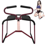 Sex Chair With Adjustable Handrail Sex Bench Bouncing Mount Sex Stool With Weightless Position Bouncer Portable Elastic Chairs Bdsm Sex Novelty Toy For Adult Game. (Red)