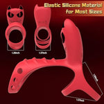 Vibrating Cock Ring Vibrator - Vibrating Penis Ring Cock Sleeve With 9 Vibrations For Penis Enlargement, Extender & G-Spot Stimulation, Cock Vibrator For Men Couple Pleasure Adult Sex Toys