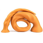 Silicone Butt Plug 14'' Long Anal Plug Soft Spiral Anal Dildo With Suction Cup For Prostate Massage G-Spot Stimulation Adult Sex Toys For Men Women Couples