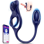 Male Sex Toys For Men Prostate Massager Vibrating Cock Ring With App Control,Anal Beads Butt Plug Penis Ring Vibrator 9 Vibrating Modes,G Spot Vibrator Dildo Anal Toys Adult Sex Toy For Couples Men