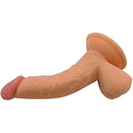 6.5 Inch Realskin American Whoppers Flexible Ballsy Dong