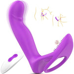 Vibrator Sex Toys With Dual Penis Ring For Couples Play, Remote Control Strap On Anal Dildo With Double Penetrating Vibrating Cock Ring For Men, G Spot Vibrator With 9 Vibration For Women