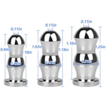 Urethral Sound Stainless Steel Penis Plug Large Cap Urethral Dilator For Urethral Training Stimulation Masturbation Rod For Men Couple Play (L)