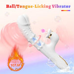 G&L 4-in-1 Thrusting Dildo Vibrator, White