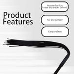 Feather Teaser Stick Multifunctional Rubber Mustache Whip Sex Toy-Pink