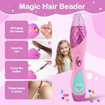 Hair Braiding Machine, Hair Salon Toys For Girls With Braider, Beads, Wig & Accessories, Kids Hair Styling Tool Toy Set, Christmas Birthday Toys Gifts For Girls