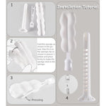 Sex Doll Cleaning Brush Care Kit Male Masturbation Cleaning Brush, Includes Brush Head And Perforated Ventilation Rod, Adult Multi-Purpose Pocket Pussy Vagina Rear Celebrity Sex Toy Cleaner
