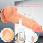8.8 Inch Realistic Silicone Dildo Adult Sex Toys For Women,Black Big Thick Anal Dildo G Spot Stimulator With Strong Suction Cup, Body-Safe Material Curved Shaft And Balls Lifelike Flexible Men Penis
