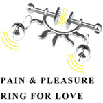 Bdsm Nipple Toys Nipple Clamps With Chain, Nipple Clips No Piercing Body Jewelry With Bells, Nipple Clip Adult Sex Toys Nipple Massager Sexual Pleasure Tools For Women Couple