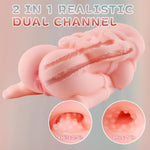 1.56Lb Sm Sex Doll Male Masturbators, 2 In 1 Sextoy With Pocket Pussy Ass Adult Sex Toys For Men, Comic Adaptation With Realistic Vagina Anus Mini Sex Dolls For Men
