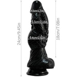 Sex Toys Realistic Monster Dildo, Safety Material For Clitoral Vagina And Anal Stimulation With Strong Suction Cup, Adult Products For Women And Couple 9.45 Inch
