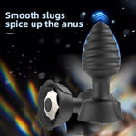 Anal Plug Rose Sex Toys Vibrator- Silicone Anal Toys Butt Plug Training With Remote Control 10 Frequency Vibration, Vibrating Anal Plug And Prostate Massager, Adult Sex Toys And Games (Black)