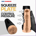 Doc Johnson Main Squeeze Male Masturbator with Precise Pressure Control
