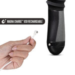 Temptasia Lazarus Thrusting Silicone Dildo - For G Spot, P Spot Stimulation - Soft Puria Silicone - Ultrasilk Smooth - 3 Powerful Speed Settings - Long Ergonomic Handle - Sex Toy