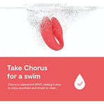 Chorus Vibrating Sex Toys For Couples | Remote Control Vibrator | Wearable App Controlled Adult Toys For Women | G Spot, Clit & Penis Sexual Stimulation Device | Clitoral Couples Gift |Coral