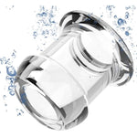 Hollow Anal Vagina Expander Silicone Anal Butt Plug Transparent Anus Dilation Dilator Enema Sex Toys Prostate Massage For Adult Women Gay Men (White)