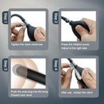 Inflatable Butt Plug Anal Plug,Anal Beads,Anal Sex Toys For Beginners And Advanced Users,Sex Toy For Vagina,Anal Training But Plug For Anal Trainer,Plug Anal For Couples (D), Black
