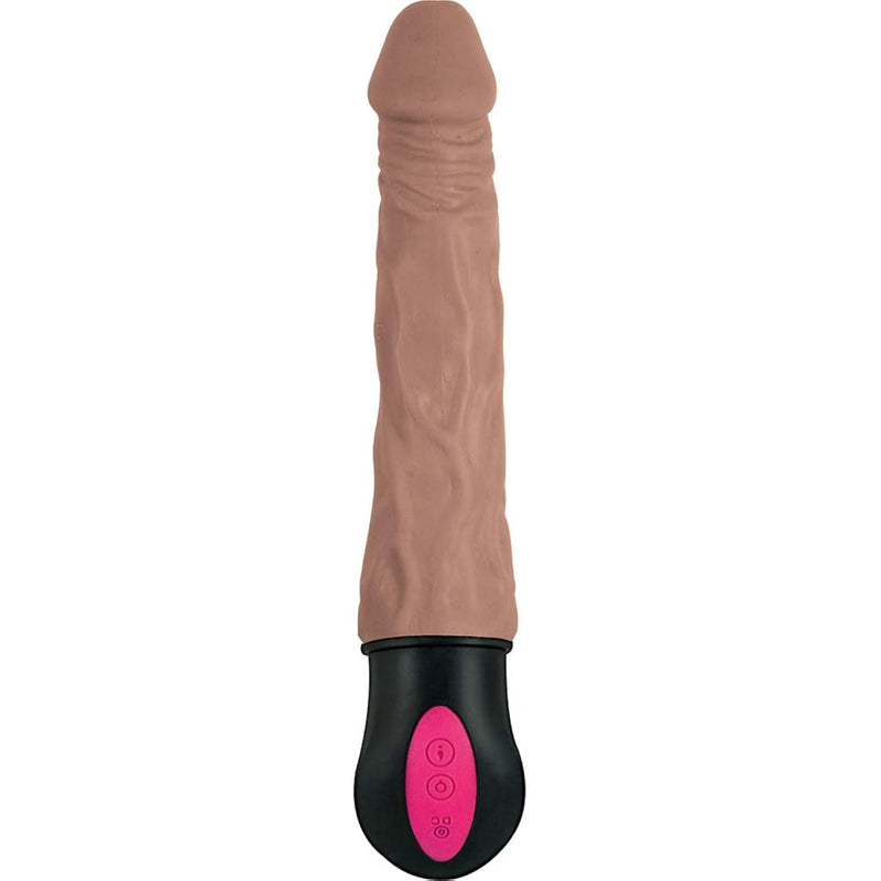 Natural Realskin Hot Cock Brown Realistic Vibrator, No.1