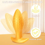 1.97" Big Butt Plug Anal Toy: Ultra Soft Anal Plug Mango Shape Anal Dildo With Curved Base, Wearable Fantasy Dildo Anus Dilator Prostate Massage For Advanced Players(M)