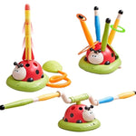 3 In 1 Musical Jump, Toss Ring Game And Stomping Launch Rocket Launcher For Kids Outdoor Toys With Remote Control, Indoor Outside Toy For Kids Ages 4-8 Toys For Ages 5-7 8-13 Birthday Gifts