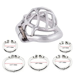 Chastity Cage Small Short Male Ergonomic Design Stainless Steel Cock Cage T1050 (50Mm/ L Size)
