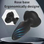 Silicone Anal Plug, Pack Of 4 Butt Plugs Training Set For Beginners Advanced Users, Prostate Sex Toys For Men,Women Couples(Black)