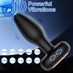 Anal Butt Plug Anal Plugs Sexy Toys, Remote Control Vibrating Butt Plug, Anal Vibrator With 10 Vibrations & 6 Wiggles Modes Prostate Massager Stimulator, 360°Rotating Anal Sex Toys For Male And Female