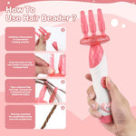 Hair Braiding Machine – Diy Hair Salon Toys For Girls With Braider, Beads & Accessories, Kids Hair Styling Tool Toy Set For Girls 3 4 5-12 Years Old