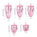 Male Chastity Cock Cage Pink Penis Cage Sex Toy Chastity Devices Lock Design Bdsm Toys For Couples Sex (D2P)