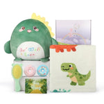 Get Well Soon Gift For Kids Boys, Feel Better Gifts For Kid, 12'' Get Well Soon Dinosaur Plush Pillow & Soft Cozy Flannel Throw Blanket, Dinosaur Gifts Set For Boy, Kids Get Well Baskets