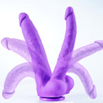 Realistic Double-Ended Huge Dildo - 10.2" Silicone Large Dildo, Big Suction Cup,Thick G-Spot Anal Stimulation,Xxl Fat Vaginal Anal Plug,Curved Shaft,Suitable For Women And Lesbians