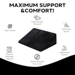 Ergonomic Intimacy Pillow for Couples - Soft Foam Support Cushion for Comfort and Bedroom Play