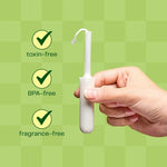 Viv for Your V Organic Cotton Tampons Super, BPA-Free Applicator, Non-Toxic Tampons, Fragrance, 16 Count
