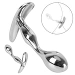 Anal Plug Beginner Set 2Pcs Set Anal Trainer Kit Metal Butt Plug G Spot Anal Sex Adult Toy For Beginner Adult Unisex Women And Men Couple Adult Gay Anal Plugs Woman Men Sex Gifts Things Large/Small
