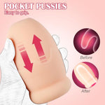 Male Masturbator Sex Toys For Men - Squeezable Pocket Pussy For Mens Masturbation, Plump And Soft Fleshy Egg Male Masturbating Stroker Penis Training Sleeve Blowjob Sex Toys Dolls For Men, Adult Toys