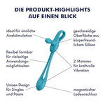 Plug & Play 1 Vibrator Sex Toy | Adult Toys for Women | Multi Vibrator with 12 Vibration Modes | Vibrating Sexual Pleasure Device | Stimulation Vibrators | Female Wellness Tools