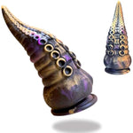 Big Tentacle Dildo Octopus Adult Toy Fantasy Premium Silicone Anal Plug Monster Prostate Massager Hand-Free Thick Sex Toys with Strong Suction Cup Dildos for Women Vagina G Spot Anal Play (8.6 inch)