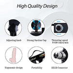 AuxFun Sex Machine Automatic Thrsting Machine for Beginner Women Men Fucking Machine Devices with Realistic Dildo, Adult Sex Toy Massager