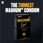 Trojan Condom Magnum RAW Large 10 Count & Magnum Bareskin Large 10 Count Condoms