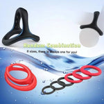 Silicone Penis Ring Set Sex Toys For Men, 8 Different Sizes,It Is A Male Sex Toy That Enhances Male Erection, Makes Erection Longer, Harder And Stronger And Increases Pleasure,Long Lasting Stronger.