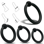 Adjustable Silicone Cock Rings for Men - 7 Sizes to Enhance Erection and Pleasure