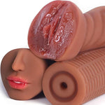 Sex Toy Male Masturbator Pocket Pussies, Male Sex Toys For Men Sex Doll Stroker, Men Sex Toys Penis Training Set 3Pcs Large Realistic Pocket Pussy, Men'S Adult Toys