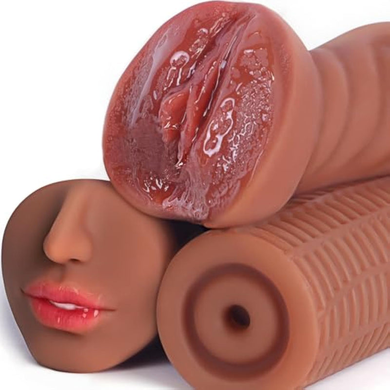 Sex Toy Male Masturbator Pocket Pussies, Male Sex Toys For Men Sex Doll Stroker, Men Sex Toys Penis Training Set 3Pcs Large Realistic Pocket Pussy, Men'S Adult Toys