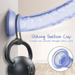 9.4 Inch Extended Dildo G Spot Stimulation Dildos With Powerful Suction Cup For Hands-Free Play Anal Adult Sex Toy For Women Men And Couple (Blue)